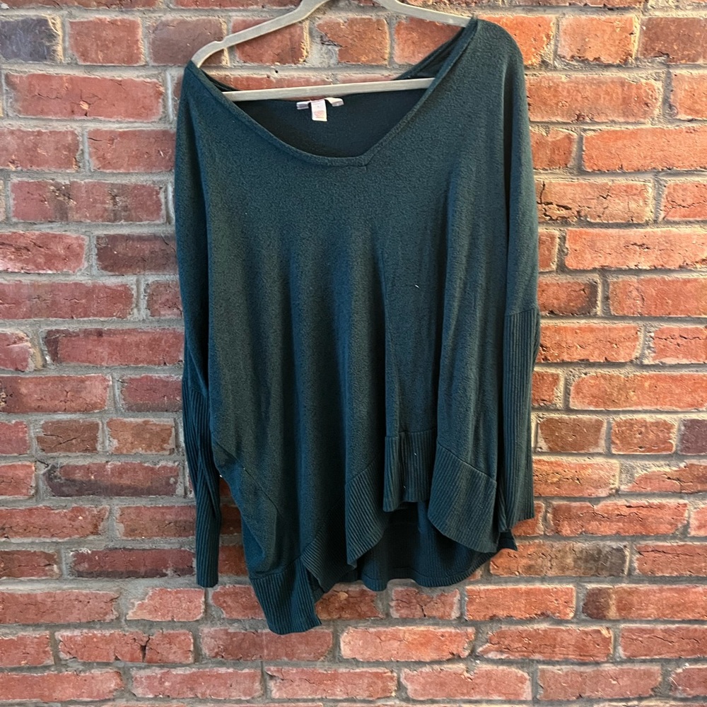 💜Arizona Jeans L Oversized Green Sweater